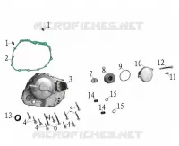CLUTCH COVER / OIL FILTER