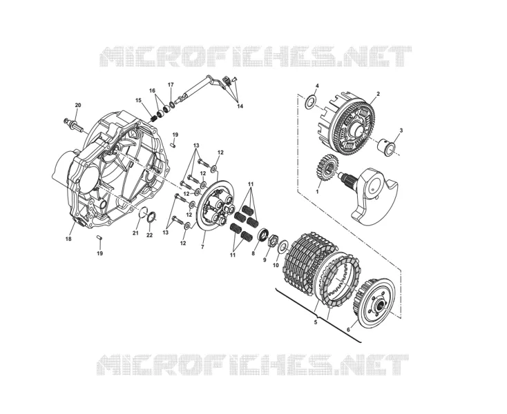 CLUTCH COVER / HOUSING