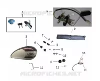 TANK / SEAT / KEY SET