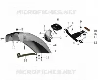 REAR MUDGUARD / TAIL LIGHT