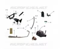 EXHAUST / AIR FILTER BOX / BATTERY MOUNT
