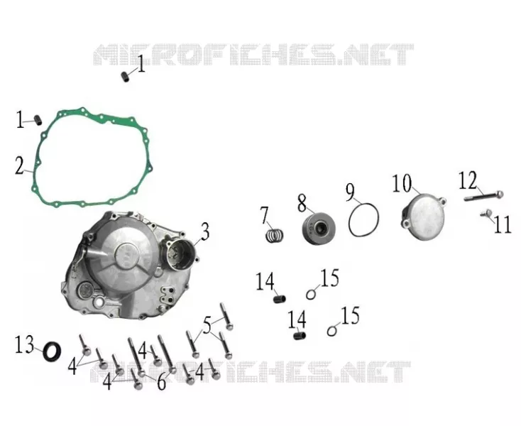 CLUTCH COVER / OIL FILTER