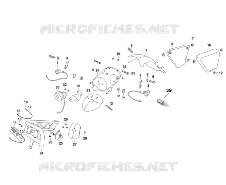 REAR FENDER / SIDE COVER / INDICATORS