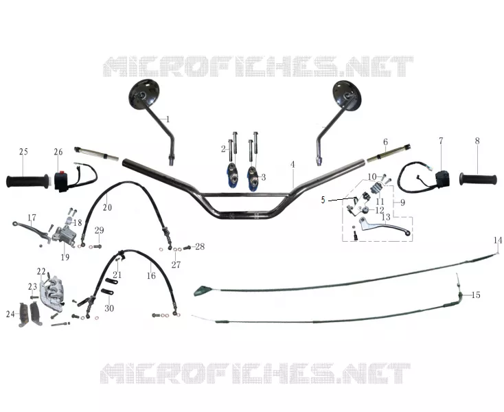 HANDLEBAR / SWITCHES / FRONT BRAKE