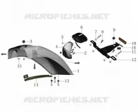 REAR MUDGUARD / TAIL LIGHT
