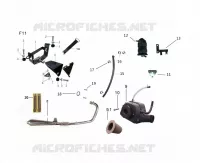 EXHAUST / AIR FILTER BOX / BATTERY MOUNT