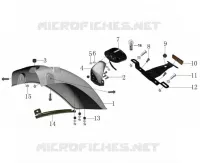 REAR MUDGUARD / TAIL LIGHT