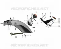 REAR MUDGUARD / TAIL LIGHT