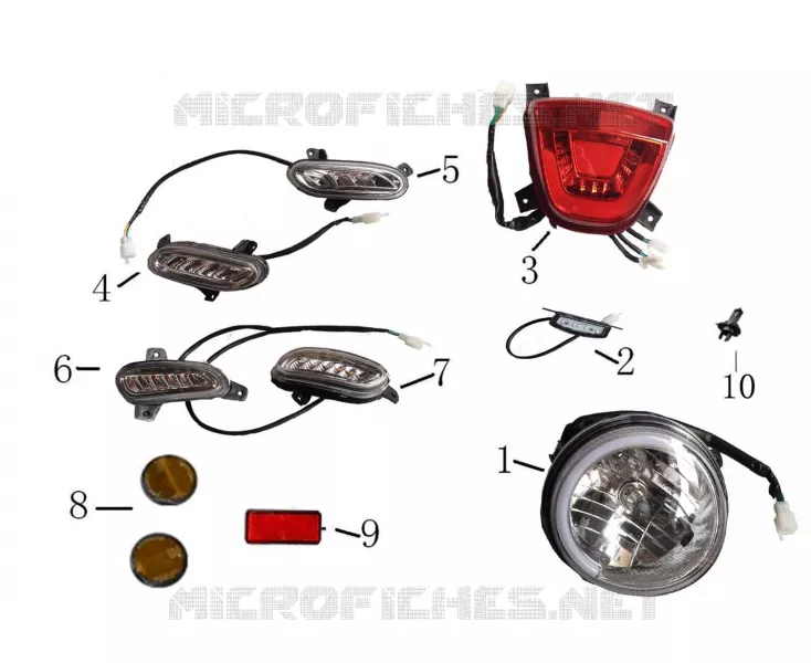 TAIL LIGHT / HEADLIGHT / INDICATORS