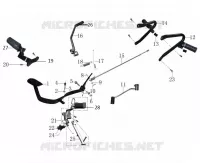 GEAR LEVER / KICKSTARTER / BRAKE PEDAL / FOOTRESTS