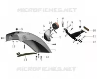 REAR MUDGUARD / TAIL LIGHT
