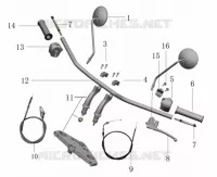 HANDLEBAR / CABLES / SWITCHES