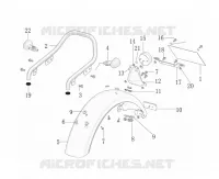 REAR MUDGUARD / TAIL LIGHT / INDICATORS