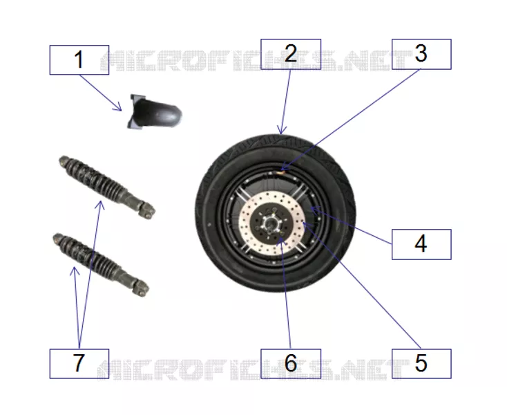 ENGINE / REAR SHOCK ABSORBER