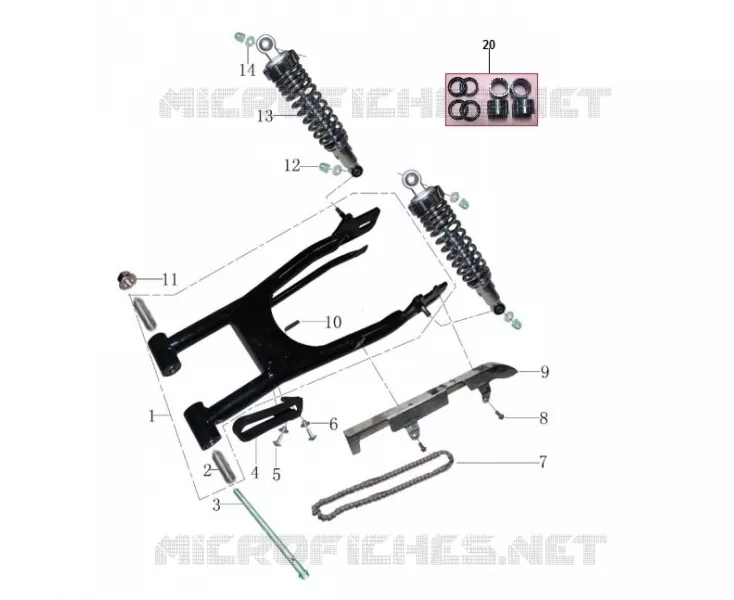 SWINGARM / SHOCK ABSORBER