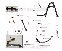STAND / BRAKE PEDAL / GEAR LEVER