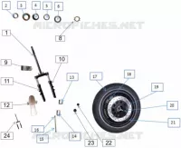 FRONT FORK / FRONT WHEEL