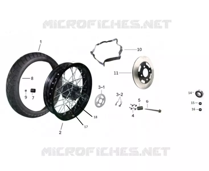 REAR WHEEL / BRAKE
