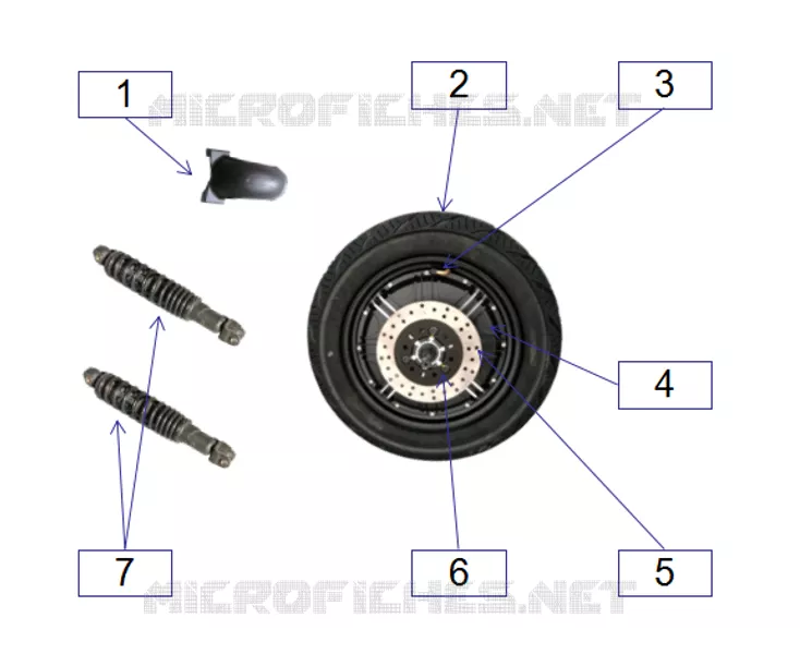 ENGINE / REAR SHOCK ABSORBER