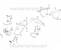REAR MUDGUARD / SIDE PANELS / INDICATORS