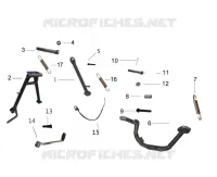 STAND / BRAKE PEDAL / GEAR LEVER