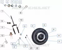 FRONT FORK / FRONT WHEEL