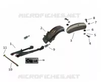SWINGARM / REAR MUDGUARD