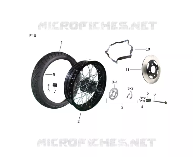 REAR WHEEL / BRAKE