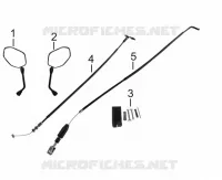 MIRRORS / CABLES / REAR BRAKE PEDAL