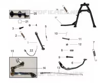 STAND / BRAKE PEDAL / GEAR LEVER