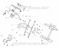 SPEEDOMETER / HEADLIGHT BRACKET