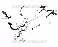 GEAR LEVER / KICKSTARTER / BRAKE PEDAL / FOOTRESTS