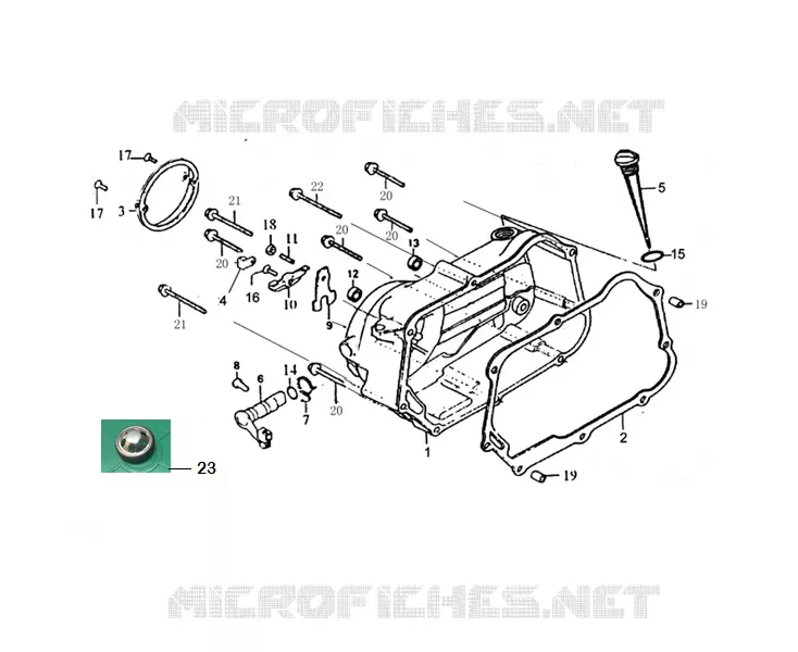 RIGHT CRANKCASE COVER