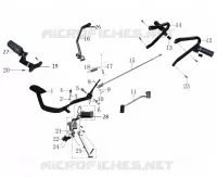 GEAR LEVER / KICKSTARTER / BRAKE PEDAL / FOOTRESTS