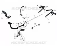 GEAR LEVER / KICKSTARTER / BRAKE PEDAL / FOOTRESTS