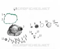 CLUTCH COVER / OIL FILTER