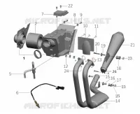 EXHAUST / AIR FILTER BOX / ECU UNIT