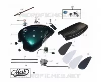 TANK / SEAT / KEY SET