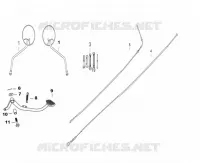 MIRRORS / CABLES / REAR BRAKE PEDAL