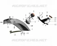 REAR MUDGUARD / TAIL LIGHT