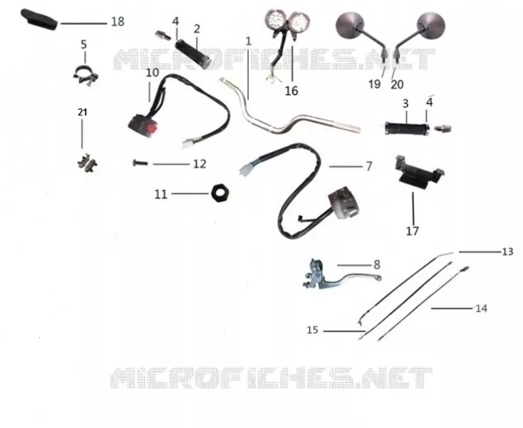 HANDLEBAR / SPEEDOMETER