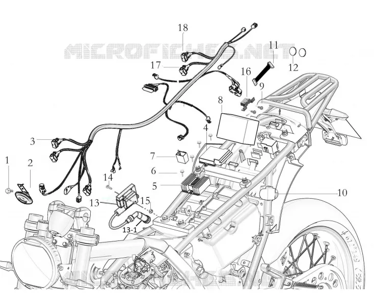 WIRING HARNESS / BATTERY