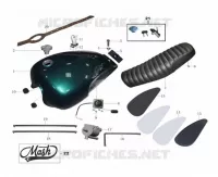TANK / SEAT / KEY SET