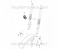 FRONT FORK / FRONT FENDER