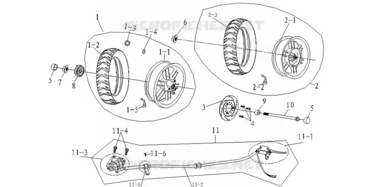 FRONT / REAR WHEELS / BRAKES