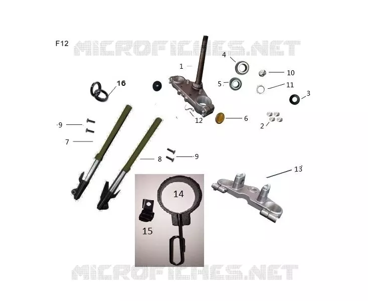 FRONT FORK / STEERING STEM