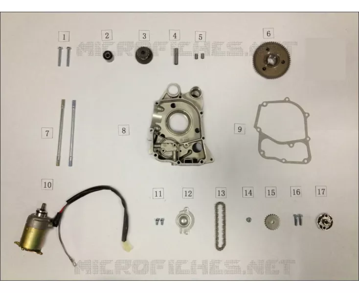 STARTER MOTOR / OIL PUMP