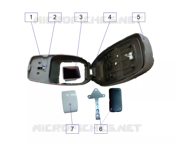 SEAT AND BATTERY COMPARTMENT