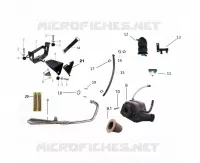 EXHAUST / AIR FILTER BOX / BATTERY MOUNT