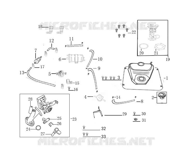 TANK / THROTTLE BODY